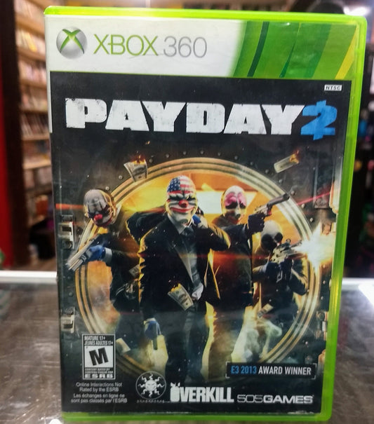PAYDAY 2 (XBOX 360 X360) - jeux video game-x