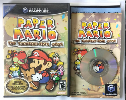 PAPER MARIO THE THOUSAND YEAR DOOR BEST SELLER NINTENDO GAMECUBE NGC - jeux video game-x