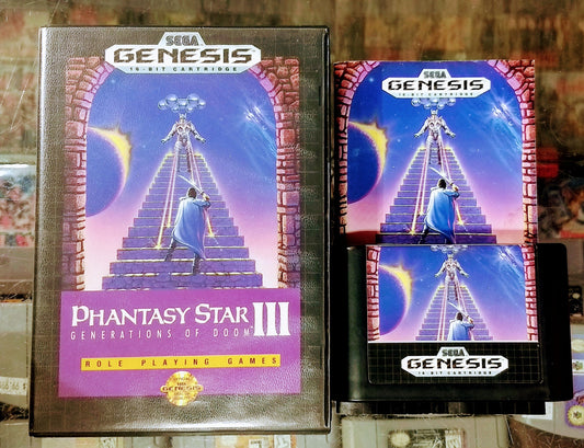 PHANTASY STAR III 3 SEGA GENESIS SG - jeux video game-x
