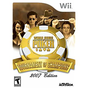 WORLD SERIES OF POKER TOURNAMENT OF CHAMPIONS 2007 NINTENDO WII - jeux video game-x