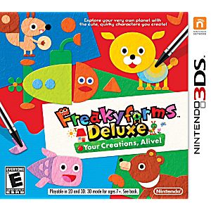FREAKYFORMS DELUXE YOUR CREATIONS ALIVE NINTENDO 3DS - jeux video game-x