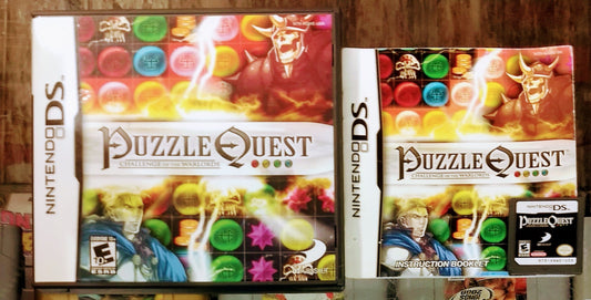 PUZZLE QUEST CHALLENGE OF THE WARLORDS (NINTENDO DS) - jeux video game-x