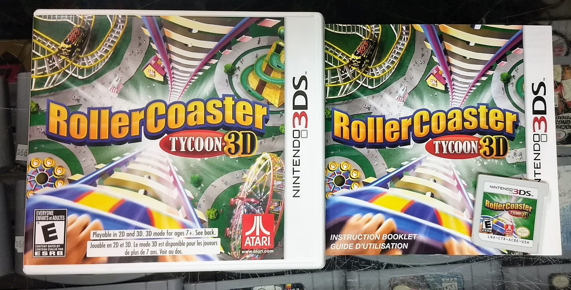 ROLLER COASTER TYCOON 3D NINTENDO 3DS - jeux video game-x