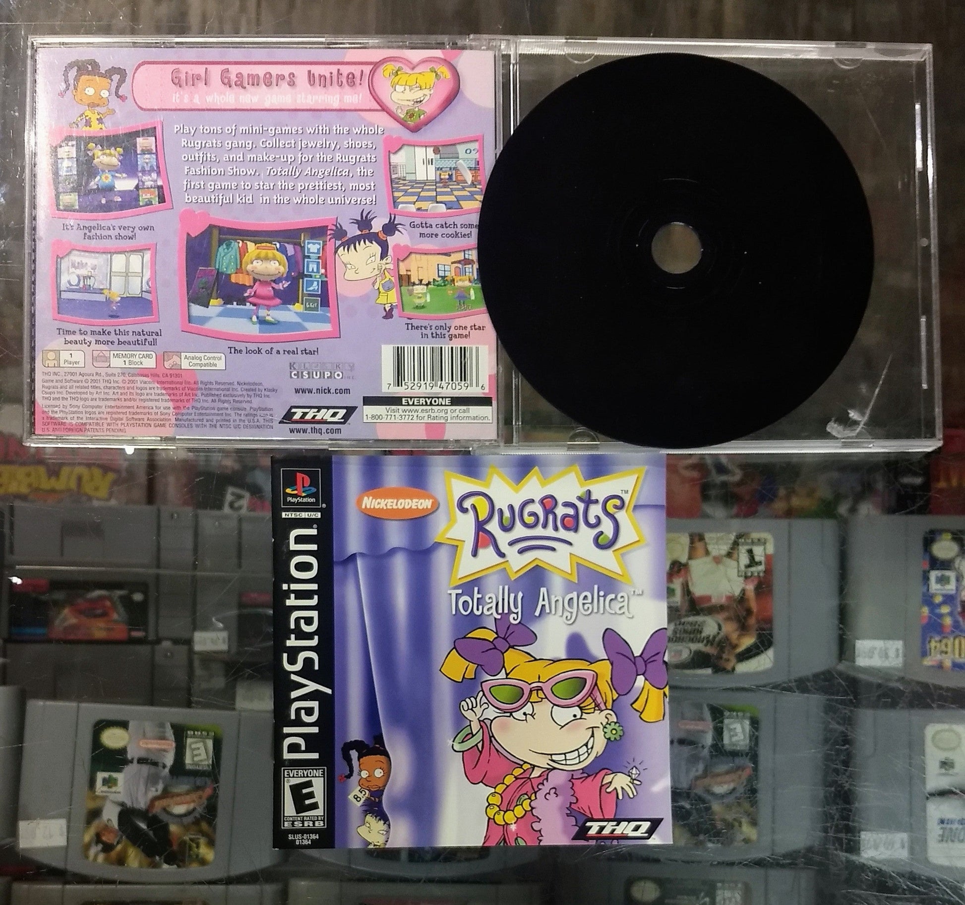 RUGRATS TOTALLY ANGELICA (PLAYSTATION PS1) - jeux video game-x