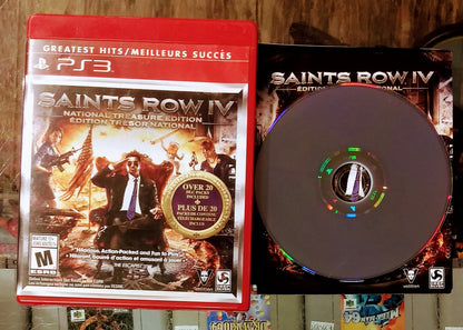 SAINTS ROW SR IV 4 NATIONAL TREASURE EDITION GREATEST HITS (PLAYSTATION 3 PS3) - jeux video game-x