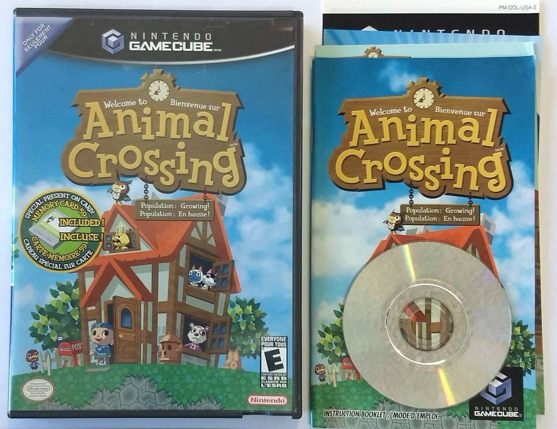 ANIMAL CROSSING (NINTENDO GAMECUBE NGC) - jeux video game-x