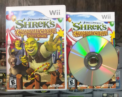 SHREK'S CARNIVAL CRAZE (NINTENDO WII) - jeux video game-x