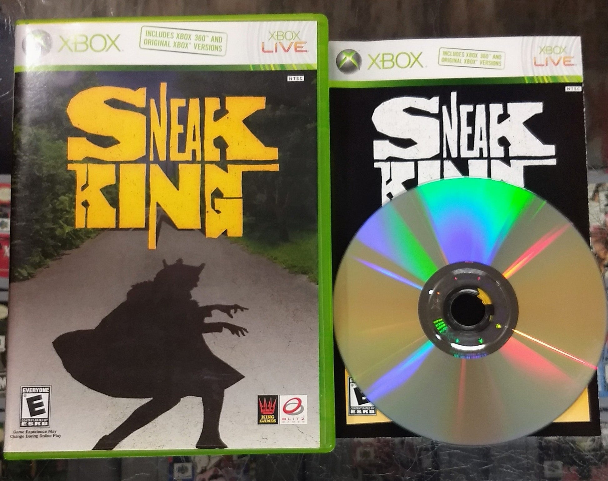 SNEAK KING XBOX / XBOX 360 X360 - jeux video game-x