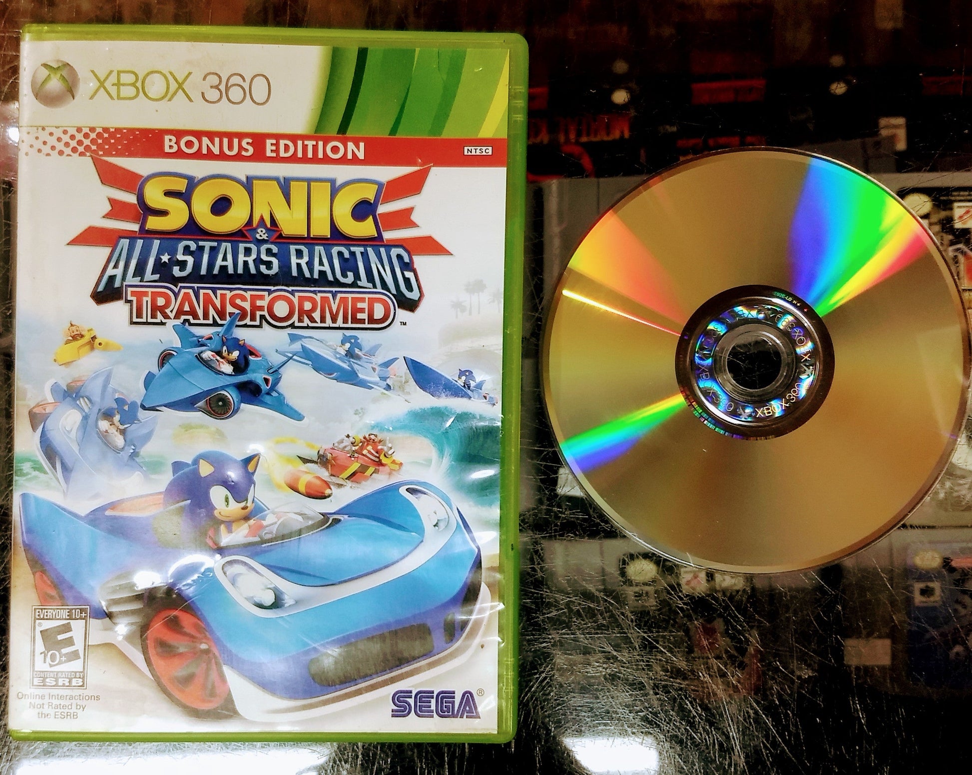 SONIC & ALL-STAR RACING TRANSFORMED (XBOX 360 X360) - jeux video game-x