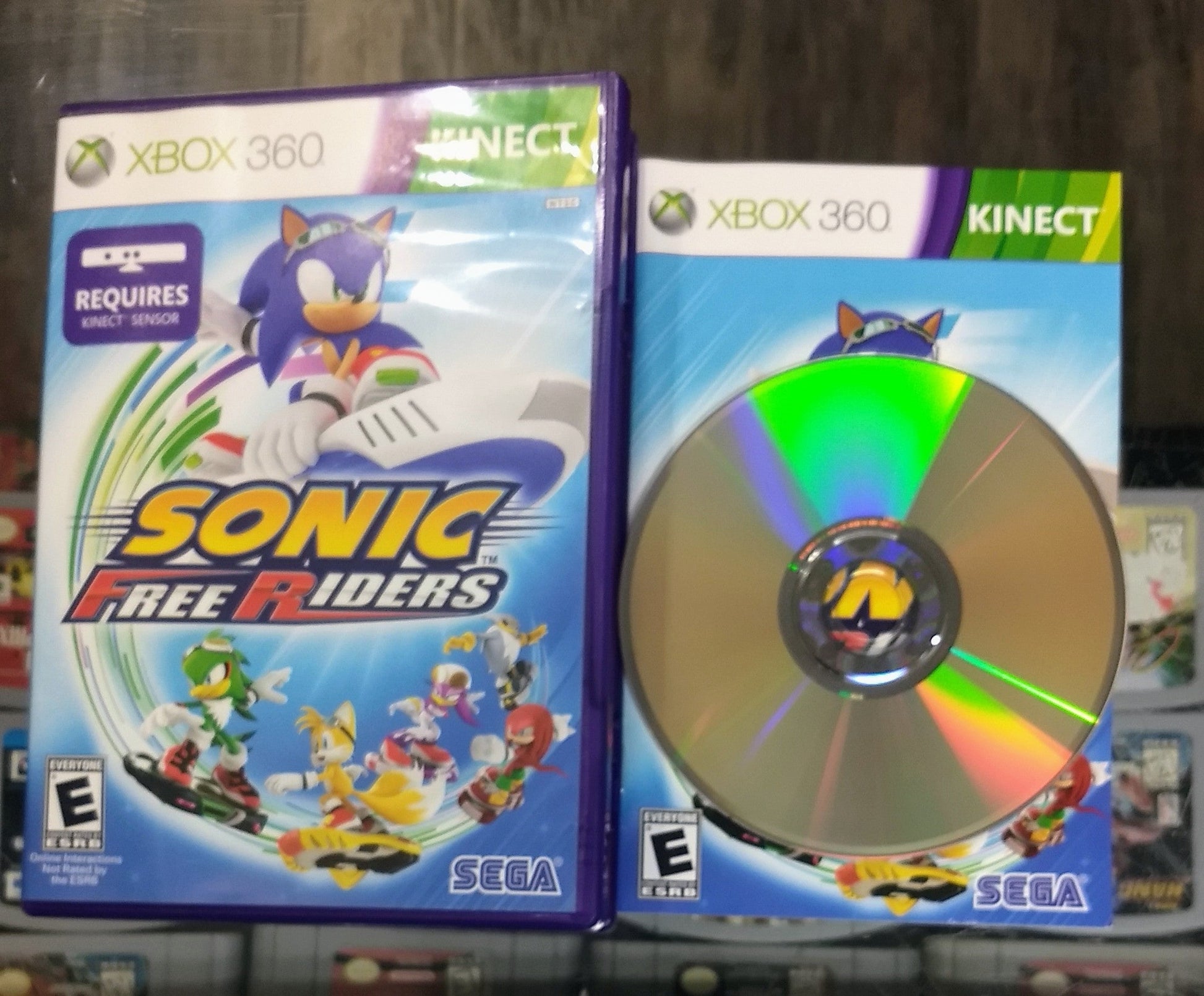 SONIC FREE RIDERS (XBOX 360 X360) - jeux video game-x