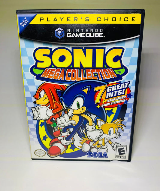 SONIC MEGA COLLECTION PLAYER'S CHOICE NINTENDO GAMECUBE NGC - jeux video game-x