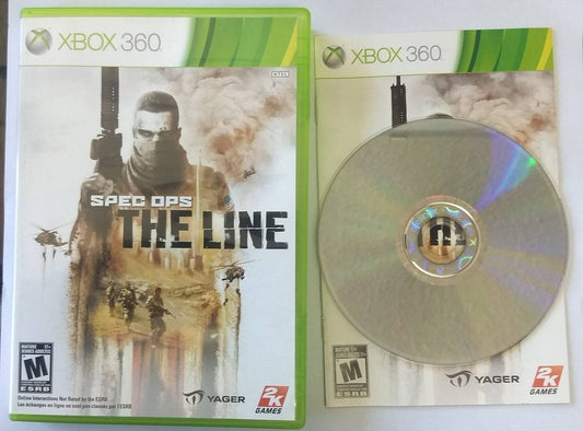 SPEC OPS THE LINE XBOX 360 X360 - jeux video game-x