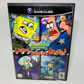 SPONGEBOB SQUAREPANTS LIGHTS CAMERA PANTS NINTENDO GAMECUBE NGC - jeux video game-x