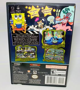 SPONGEBOB SQUAREPANTS LIGHTS CAMERA PANTS NINTENDO GAMECUBE NGC - jeux video game-x