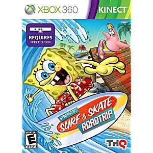SPONGEBOB SURF & SKATE ROADTRIP (XBOX 360 X360) - jeux video game-x