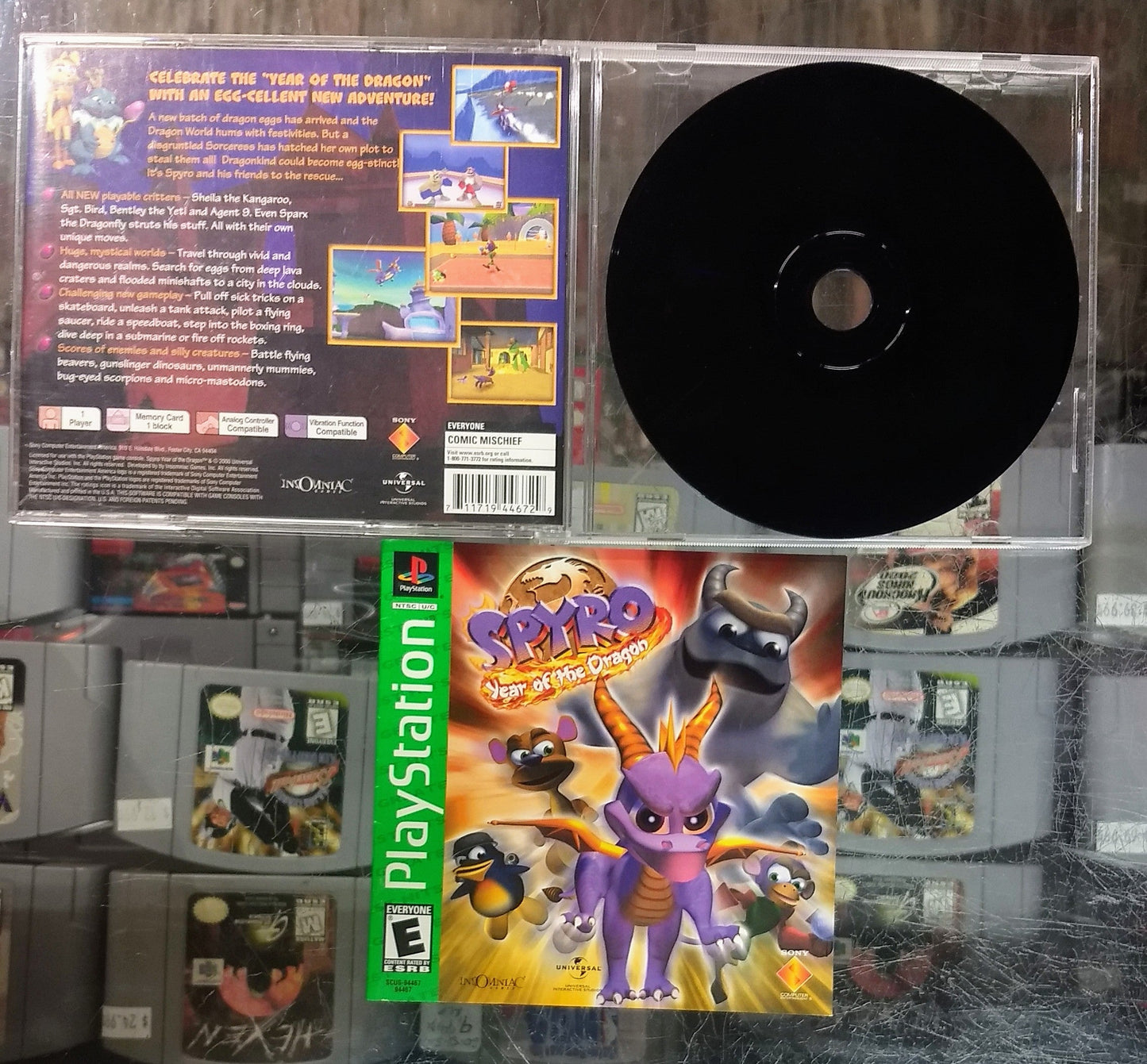 SPYRO YEAR OF THE DRAGON GREATEST HITS (PLAYSTATION PS1) - jeux video game-x