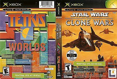 STAR WARS CLONE WARS TETRIS WORLDS COMBO PACK XBOX - jeux video game-x