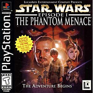 STAR WARS EPISODE 1 THE PHANTOM MENACE (PLAYSTATION PS1) - jeux video game-x