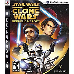 STAR WARS THE CLONE WARS: REPUBLIC HEROES (PLAYSTATION 3 PS3) - jeux video game-x