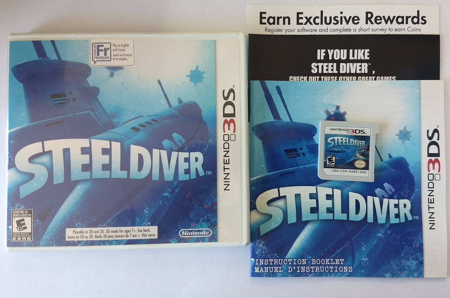 STEEL DIVER NINTENDO 3DS - jeux video game-x