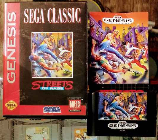 STREETS OF RAGE SEGA CLASSIC SEGA GENESIS SG - jeux video game-x