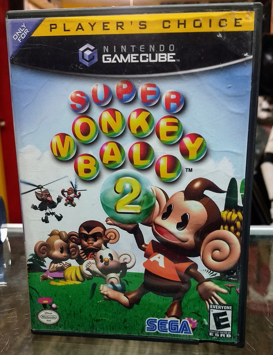 SUPER MONKEY BALL 2 PLAYERS CHOICE NINTENDO GAMECUBE NGC - jeux video game-x