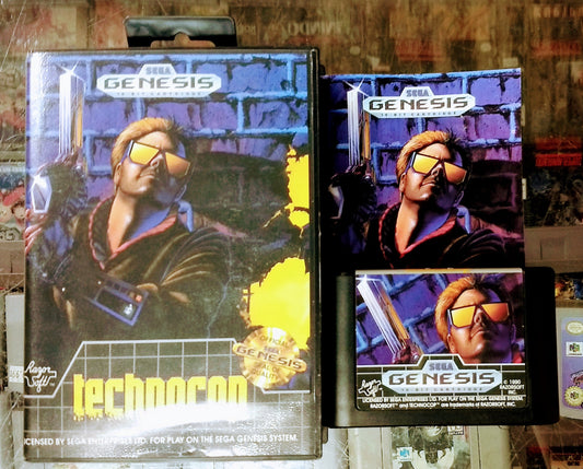TECHNOCOP (SEGA GENESIS SG) - jeux video game-x