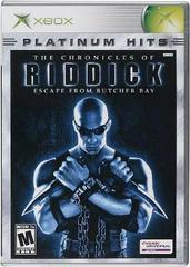 THE CHRONICLES OF RIDDICK: ESCAPE FROM BUTCHER BAY PLATINUM HITS (XBOX) - jeux video game-x