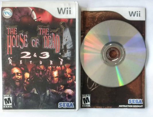 THE HOUSE OF THE DEAD 2 AND 3 RETURN NINTENDO WII - jeux video game-x