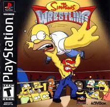 THE SIMPSONS WRESTLING (PLAYSTATION PS1) - jeux video game-x