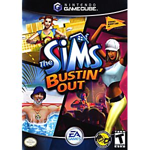 THE SIMS BUSTIN' OUT (NINTENDO GAMECUBE NGC) - jeux video game-x