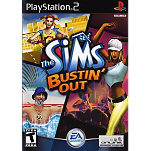 THE SIMS BUSTIN' OUT (PLAYSTATION 2 PS2) - jeux video game-x