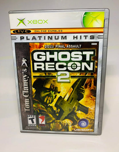 TOM CLANCY'S GHOST RECON 2 PLATINUM HITS (XBOX) - jeux video game-x