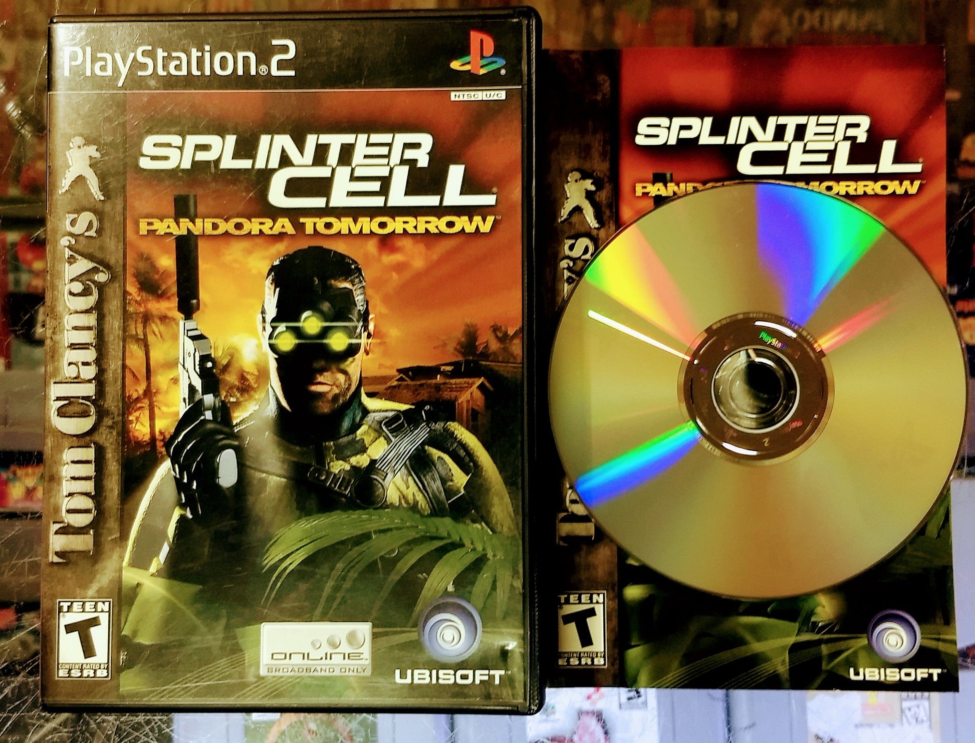 TOM CLANCY'S SPLINTER CELL PANDORA TOMORROW (PLAYSTATION 2 PS2) - jeux video game-x