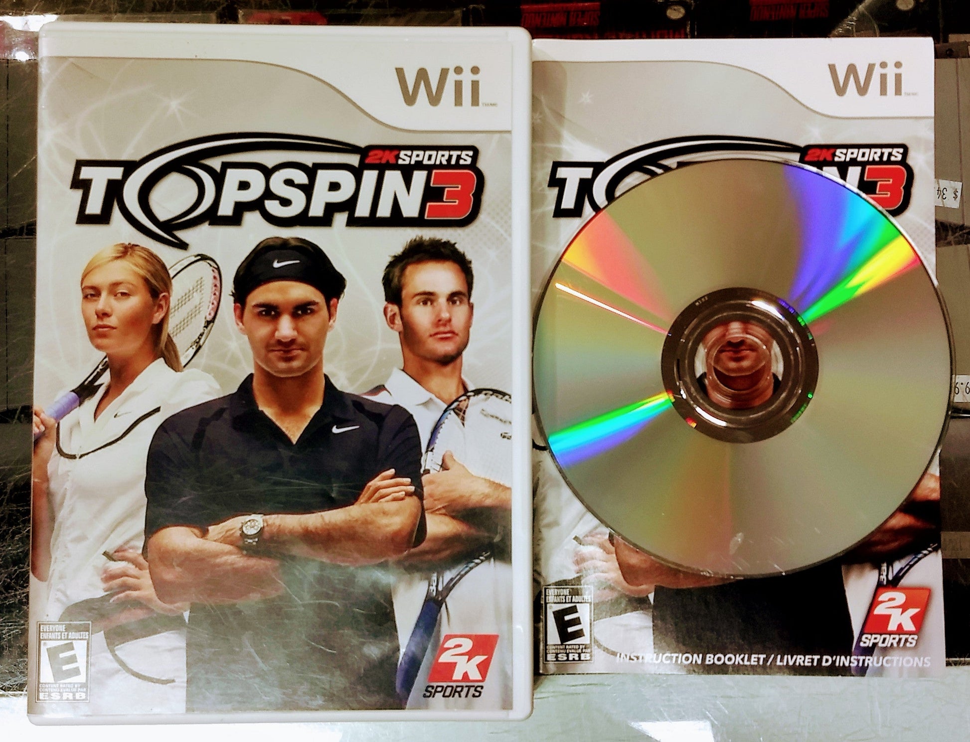 TOP SPIN 3 (NINTENDO WII) - jeux video game-x