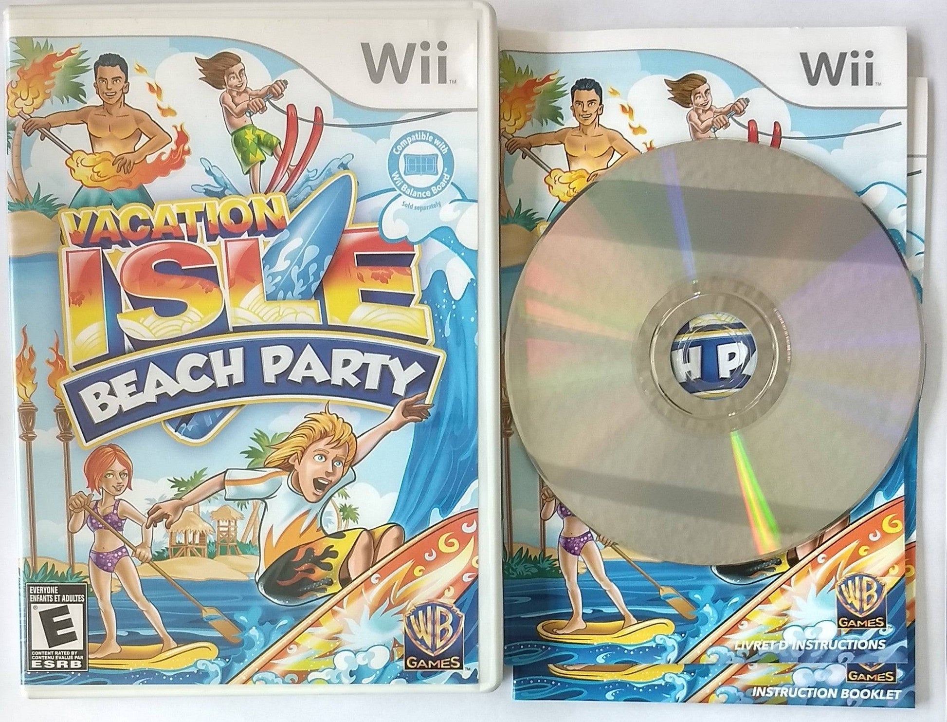 VACATION ISLE: BEACH PARTY (NINTENDO WII) - jeux video game-x