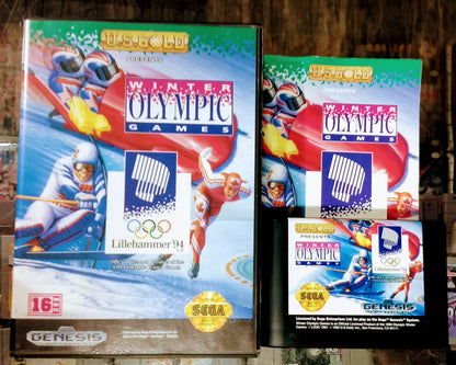 WINTER OLYMPIC GAMES LILLEHAMMER 94 (SEGA GENESIS SG) - jeux video game-x