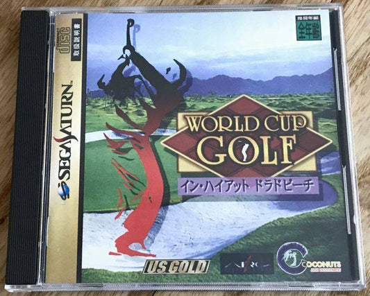 WORLD CUP GOLF ~IN HYATT DORADO BEACH~ T-7301G JAP IMPORT SEGA SATURN JSS - jeux video game-x