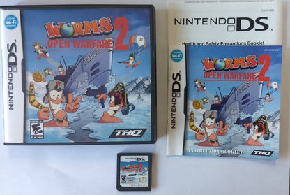 WORMS 2 OPEN WARFARE (NINTENDO DS) - jeux video game-x