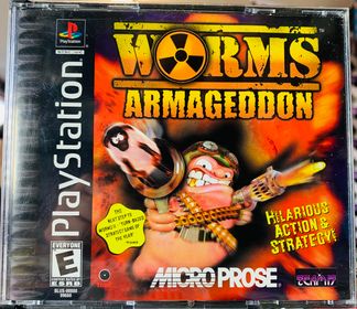 WORMS ARMAGEDDON  (PLAYSTATION PS1) - jeux video game-x