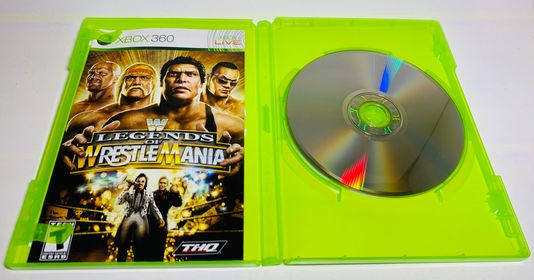 WWE LEGENDS OF WRESTLEMANIA XBOX 360 X360 - jeux video game-x
