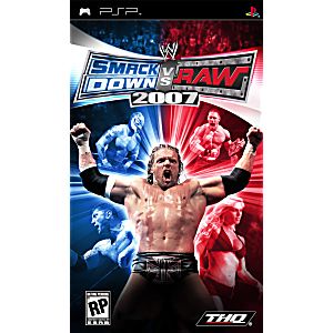 WWE SMACKDOWN VS RAW 2007 (PLAYSTATION PORTABLE PSP) - jeux video game-x