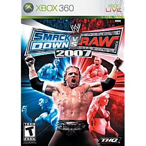 WWE SMACKDOWN VS RAW 2007 XBOX 360 X360 - jeux video game-x