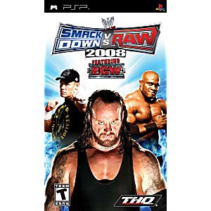 WWE SMACKDOWN VS. RAW 2008 PLAYSTATION PORTABLE PSP - jeux video game-x