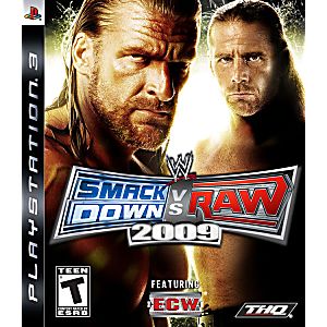 WWE SMACKDOWN VS. RAW 2009 (PLAYSTATION 3 PS3) - jeux video game-x