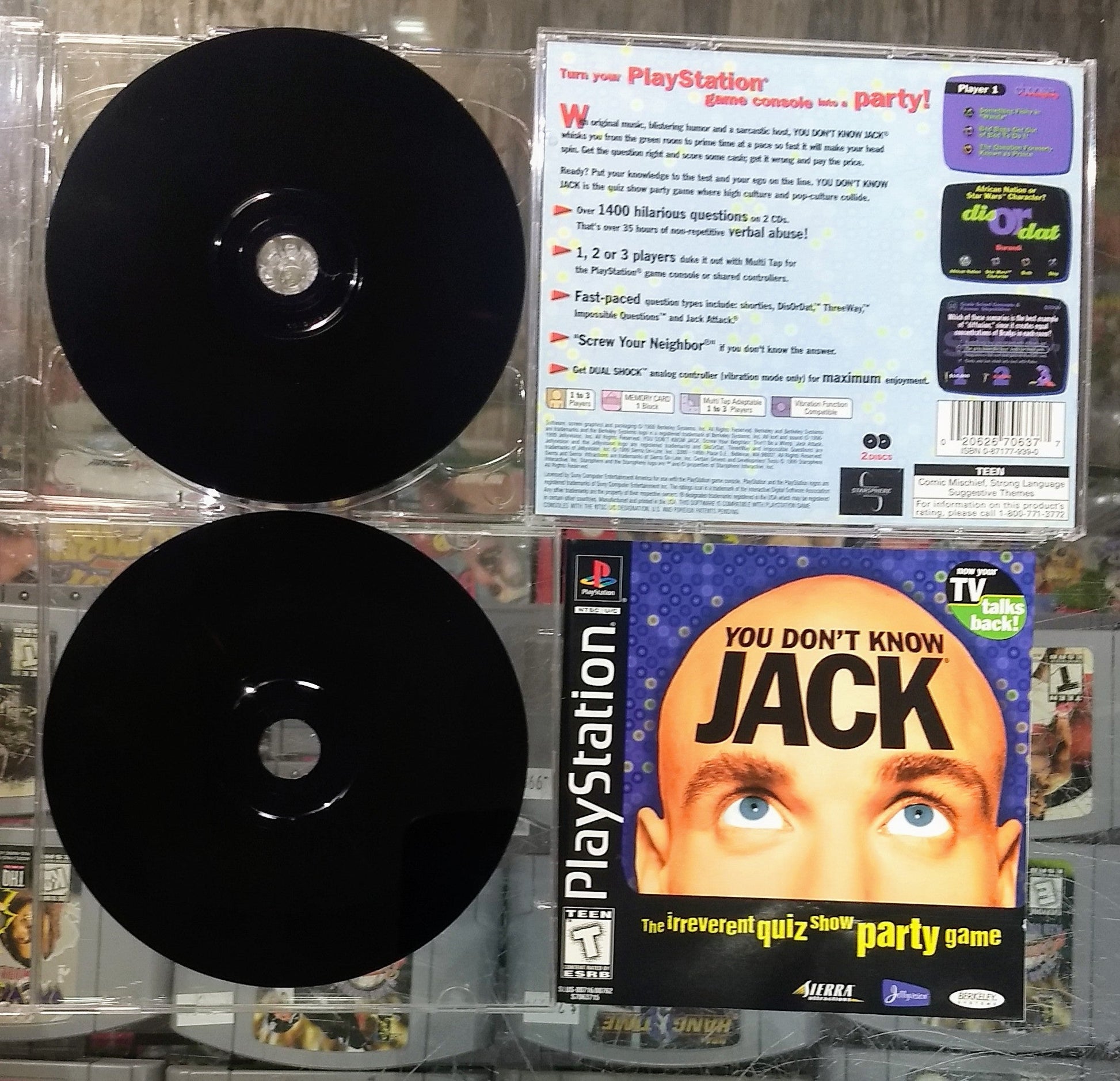 YOU DON'T KNOW JACK (PLAYSTATION PS1) - jeux video game-x