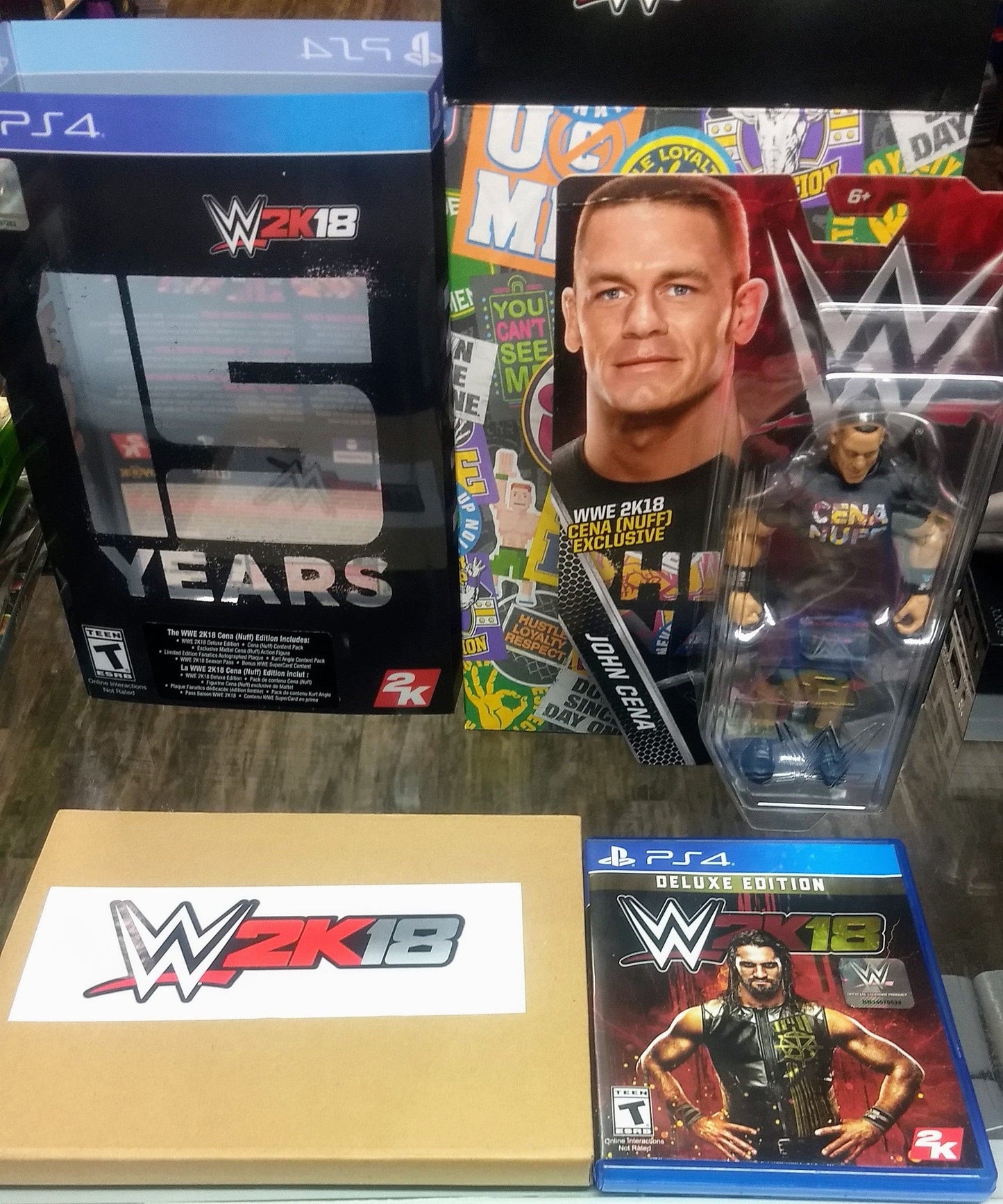 WWE 2K18 CENA EDITION (PLAYSTATION 4 PS4) - jeux video game-x