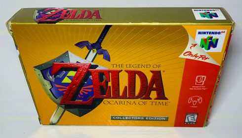 THE LEGEND OF ZELDA OCARINA OF TIME COLLECTOR'S EDITION EN BOITE NINTENDO 64 N64 - jeux video game-x