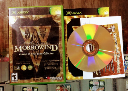 THE ELDER SCROLLS III 3 : MORROWIND GAME OF THE YEAR GOTY (XBOX) - jeux video game-x