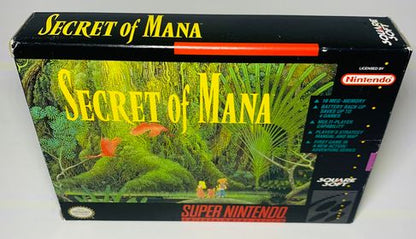 SECRET OF MANA EN BOITE SUPER NINTENDO - jeux video game-x